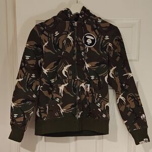 AAPE Camouflage Sweatshirt Glow In Dark, A Bathing Ape